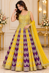 Two-tone gown dress