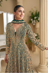 Embroidered long dress