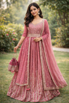 Dusty pink gown