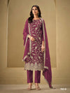 Embroidered straight pant kameez