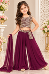 Plazo crop top