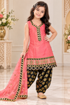 Girls peach salwar kameez