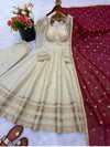Gold anarkali