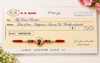 Cheque rakhi