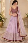 Lavender lehenga choli