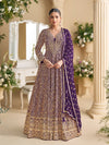 Embroidered long dress