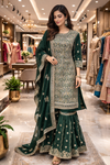 Embroidered Garara suit