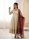 Gold anarkali