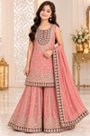 Girls heavy sharara suit